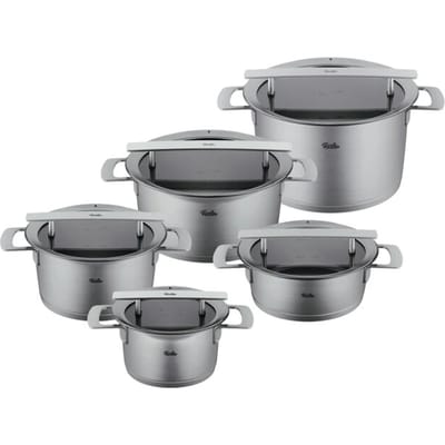 Fissler Phi Collection Pannenset 5 delig set met handig afgietsysteem