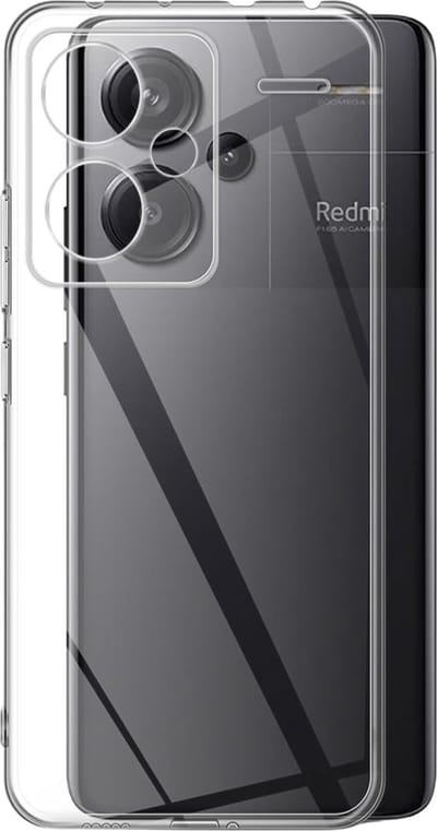 Hoesje voor Xiaomi Redmi Note 13 Pro Plus 5G backcover Shockproof siliconen Transparant