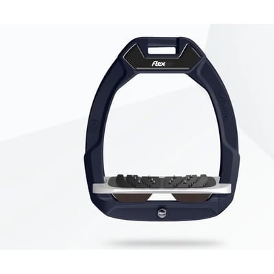 Veiligheidsspijlen voor paardrijden Ingebogen Ultra Grip Aluminium/Grijs/Bruin Flex-On Safe-On