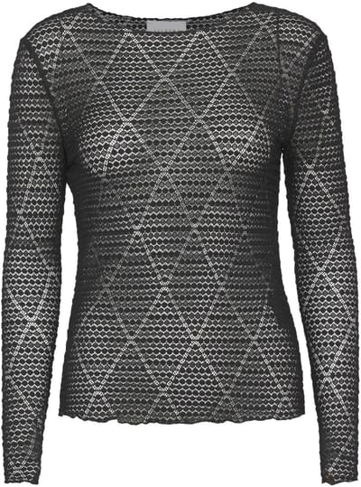 SisterS point T-shirt Velka Ls 18101 Black Dames Maat - XS