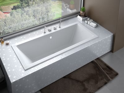 Badland QUADRO SLIM ligbad 155 x 70 cm wit