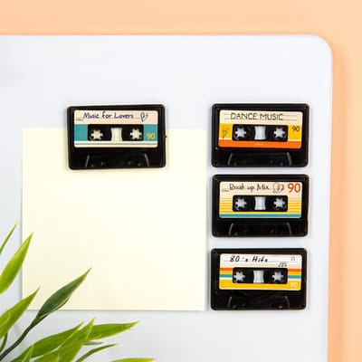 Cassettebandje Magneten (set Van 4) van OOTB