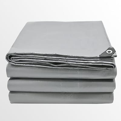 Waterdicht Zeil - Afdekzeil Scheurvast - Bescherming Buiten - Met Oogjes - 100x200 cm - Zilver