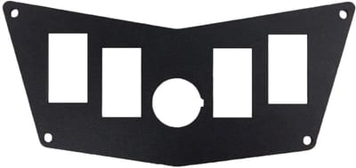 Dailygoods- Dashpaneel Aluminium - Schakelpaneel 5 Sleuven - Tuimelschakelaarpaneel - Geschikt voor Polaris RZR 2008-2014 - Duurzaam - Hoge kwaliteit