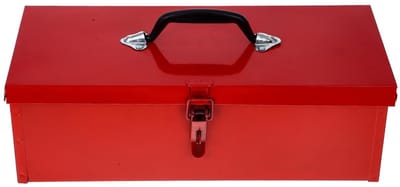 Dailygoods- Gereedschapskist metaal - Kleine Gereedschapskist - Opberggereedschap - Speelgoedkist - Compacte Opbergoplossing - Duurzaam Materiaal - Opbergbox