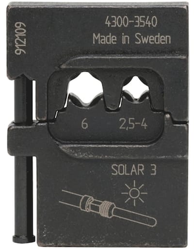 Wurth - Persinzetstuk v. krimptang, solar verbinders - Klembek Voor krimptang Mobile Crimp Tool x 1 st