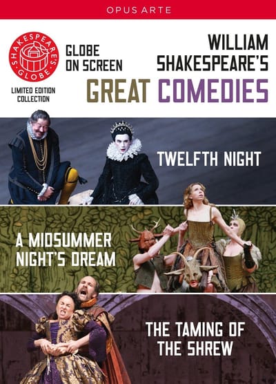 Shakespeare's Globe - William Sheakespeare's Great Comedies (3 DVD)