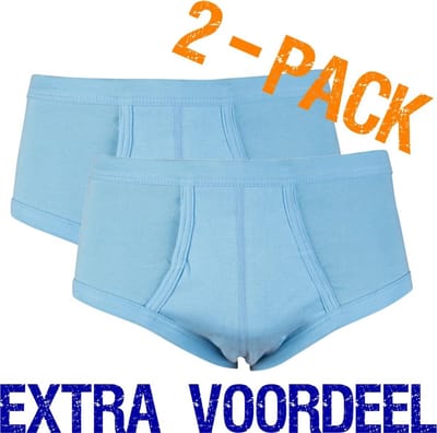 Beeren heren slip - maat M - 2-pack - bleu