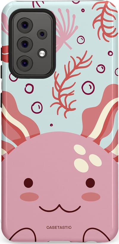 Casetastic Hoesje Geschikt voor Samsung A52 (4G/5G/s) - Stijlvolle Beschermende Duo-layer Case - Axolotl knuffels