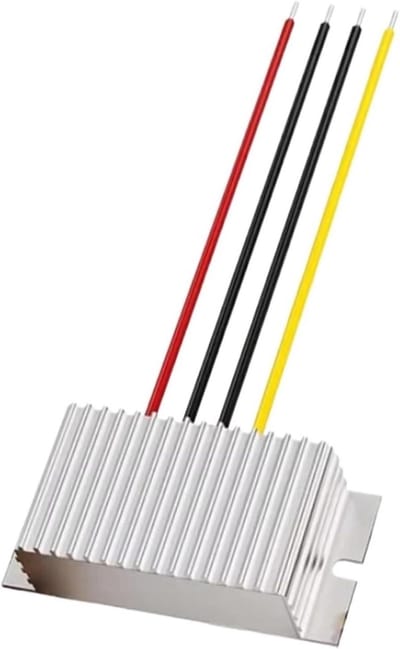 DC DC Converter - Spanningsregelaar Buck - Voertuig Elektronica - Waterdicht IP68 - 53 x 25 x 15 mm - Aluminium