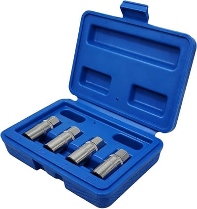 Schroef Extractie Set - Kapotte Schroeven Verwijderen - Auto Onderhoud - 4-Delig Multispline - 635 mm - Grijs