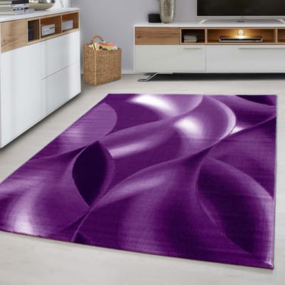 Muratap Plus vloerkleed laagpolig tapijt woonkamer paars- 240x340 cm