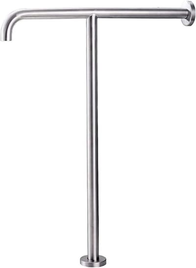 Badkamerbeugel - Veiligheidsbeugel Douche - Veiligheid Verhogen - Antislip Roestvrij Staal - 55x70 cm - Zilver