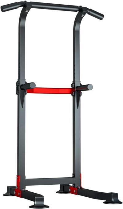 TIM® Pull Up Station - Fitness - Zwart- 82cm x 75cm x 210cm