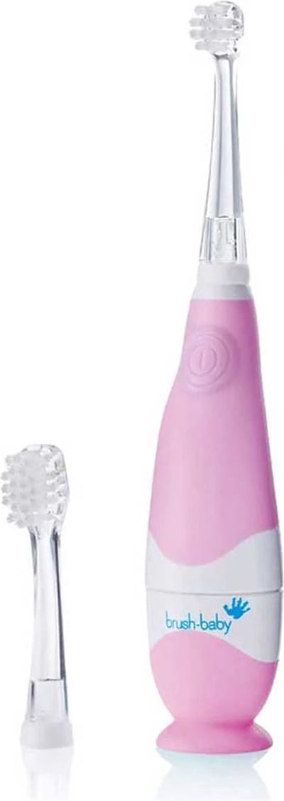 Brush-Baby BabySonic Kind Sonische tandenborstel Roze, Wit