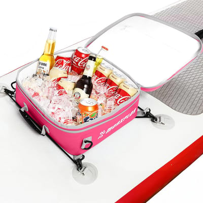 Paddleboard Koeltas - Dek Tas - Outdoor Activiteiten - Volledig Waterdicht PVC - 37 x 33 x 12 cm - Roze