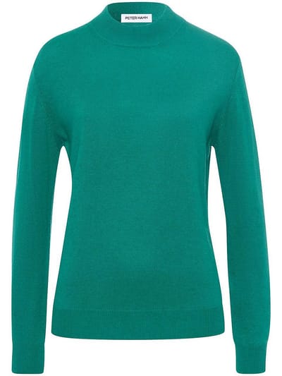 Trui zijde + kasjmier model Sabrina Van Peter Hahn groen