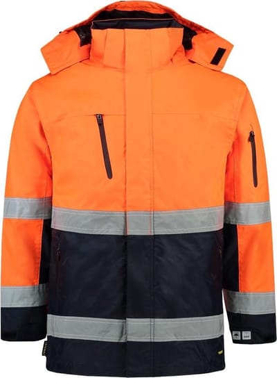 Tricorp Parka Werkjas - 403004 - Fluor Oranje / Navy - XS