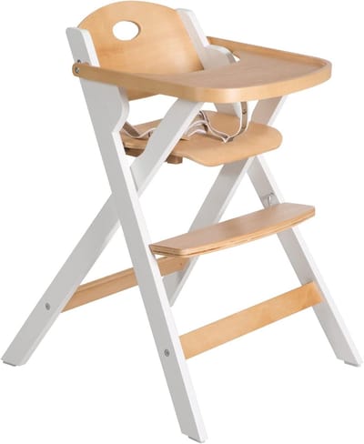 Kinderstoeltje voor Peuter - Kinderstoeltje Hout Peuter - Kinderstoeltje en Tafeltje - Kinderstoeltje voor Peuter Hout - Tweekleurig - 58D x 59B x 79Hcm - 5,9 kg