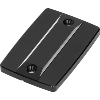 Couvercle de réservoir de liquide de frein avant en alliage d'aluminium compatible avec Yamaha MT 07 09 FZ1 FZ8 XJ6 Noir noir