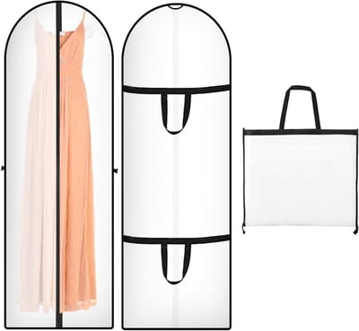 Lange Kledinghoes 180x60 cm - Opvouwbare Ademende Beschermhoes voor Trouwjurken en Pakken