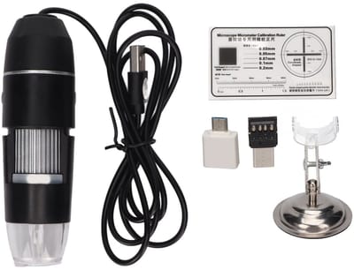 Dailygoods - Hoofdhuiddetector - Draagbaar diagnoseapparaat - 800 x vergroting - USB-detector voor haarzakjes - Helder beeld - Geschikt voor hoofdhuid...