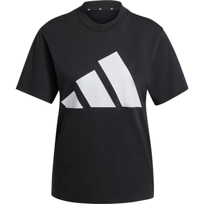 Adidas Essentials Big Logo Cotton T-shirt Met Korte Mouwen Zwart S Vrouw