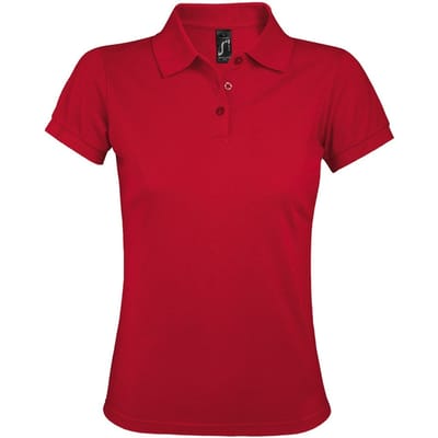 SOLS Dames/dames Prime Pique Polo Shirt (Rood)