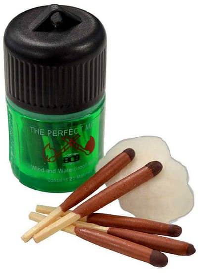 BCB Industries Lucifers - wind en waterbestendig - 25x stuks - preppen noodpakket/survival
