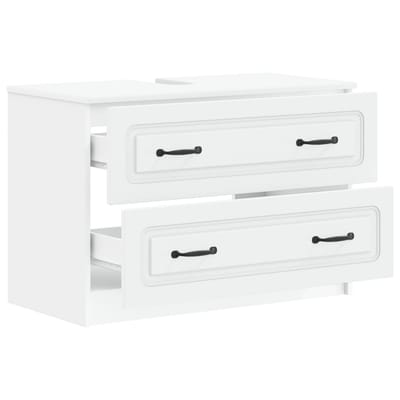 vidaXL - Wastafel - kabinet - voor - de - badkamer - UTRECHT - Wit - 82 - x - 41 - x - 56 - cm