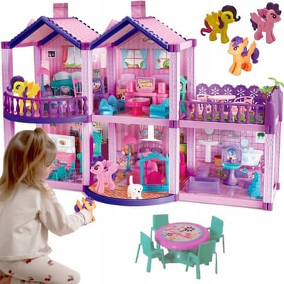 WOOPIE Poppenhuis - Poppenhuizen - poppenhuisinrichting - 120 stuks