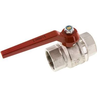 Rp 1-1/2 inch Siliconenvrij 2-Weg Messing Kogelkraan - BL2BN-M-FS-112
