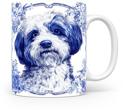 Mok Havanese Beker voor koffie of tas voor thee, cadeau voor dierenliefhebbers, moeder, vader, collega, vriend, vriendin, kantoor, opa, oma, hond, kerst, sinterklaas, verjaardag