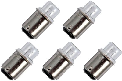 Signaallamp Ba15d 24V 2W - 83 mAh - 5 stuks - T14 Gloeilamp Ø14mm - 30mm - 2500K - Dimbaar