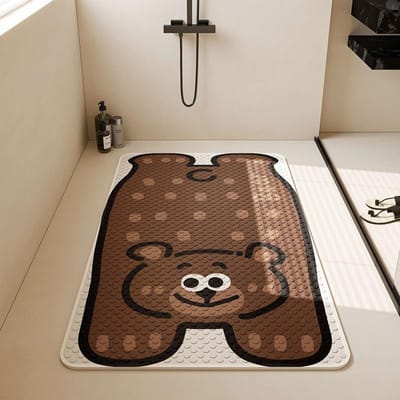 Badkamer Antislip Mat Toilet Toilet Douche Ruimte Waterdicht en Valmat Baby Kinderen Badmat Voetmat 50*80cm