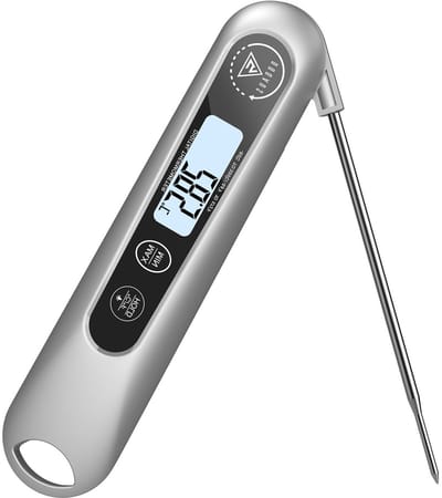 Digitale Vlees Thermometer voor Koken, Grillen en BBQ met Snelle Leesfunctie en Lange Probe