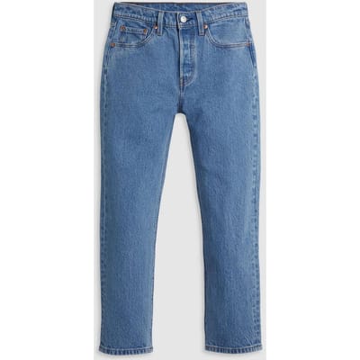 Levis Damesjeans 501 met rechte pijpen en enkellengte (Meerkeuze)