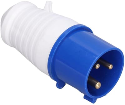 3-Pin CEE Plug 32A IP44 Waterdichte Stekker voor Industrie - 220-250V, Blauw, Duurzaam en Betrouwbaar