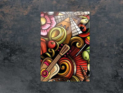 TMK ArtDeko Serie - Snijplank van Gehard Glas - 35x52 cm - Beschermingspaneel - Meerdere Toepassingen