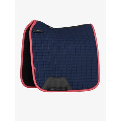 Lemieux Zadeldek Lemieux Suède Dressage Square Donkerblauw-roze