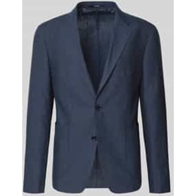 slim fit 2-knoops colbert van linnen model 'Hoverest'