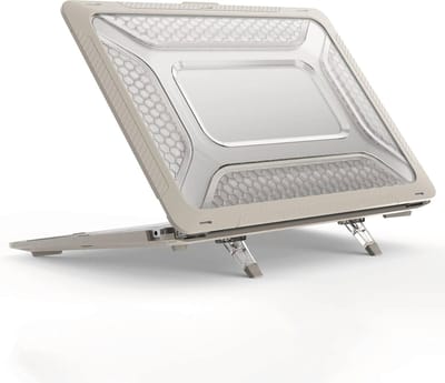 ShockProof Laptophoes - Geschikt voor MacBook Air Hoes - Voor Air 13 inch (M1, 2018-2020) A1932 t/m A2337 - Bruin