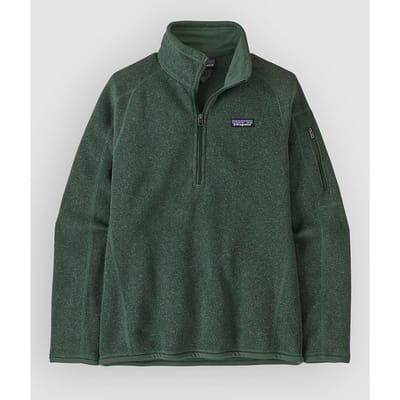 Patagonia Better Sweater 1/4 Half-Zip Fleece Trui groen
