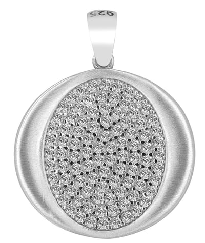 AKZENT Akzent dames hanger "Sariah" van 925 Sterlingzilver, gerhodineerd, duurzaam