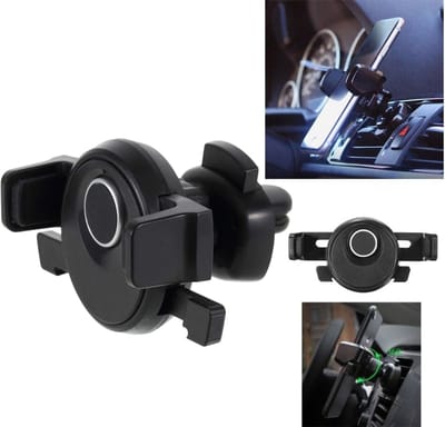 Auto Telefoonhouder – Ventilatierooster – Universeel – Zwart – GSM Houder Auto – Telefoonhouders Auto Ventilatie Rooster – Autohouder