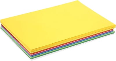 Lentekarton, A3, vel 297x420 mm, 180 gr, diverse kleuren, 300 div vellen | Knutselkarton