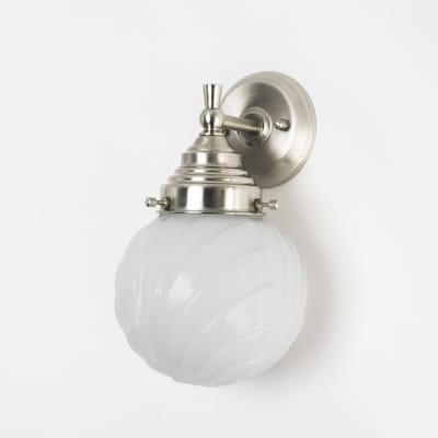 Wandlamp Swingbulb Royal Matnikkel - Art Deco Trade