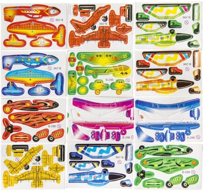 Duckiez 3D Puzzel Vliegtuig Monteren S - 1 stuk