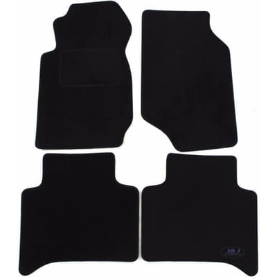 Tapis De Sol Noir Velours - J&J AUTOMOTIVE - Kia Sportage 1994-2004 - Sur Mesure - Antidérapant - Imperméable noir