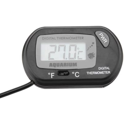 ESTINK Thermomètre digital Thermomètre Numérique de Compteur de Température de Réservoir d'aquarium à 2 Couleurs Noir